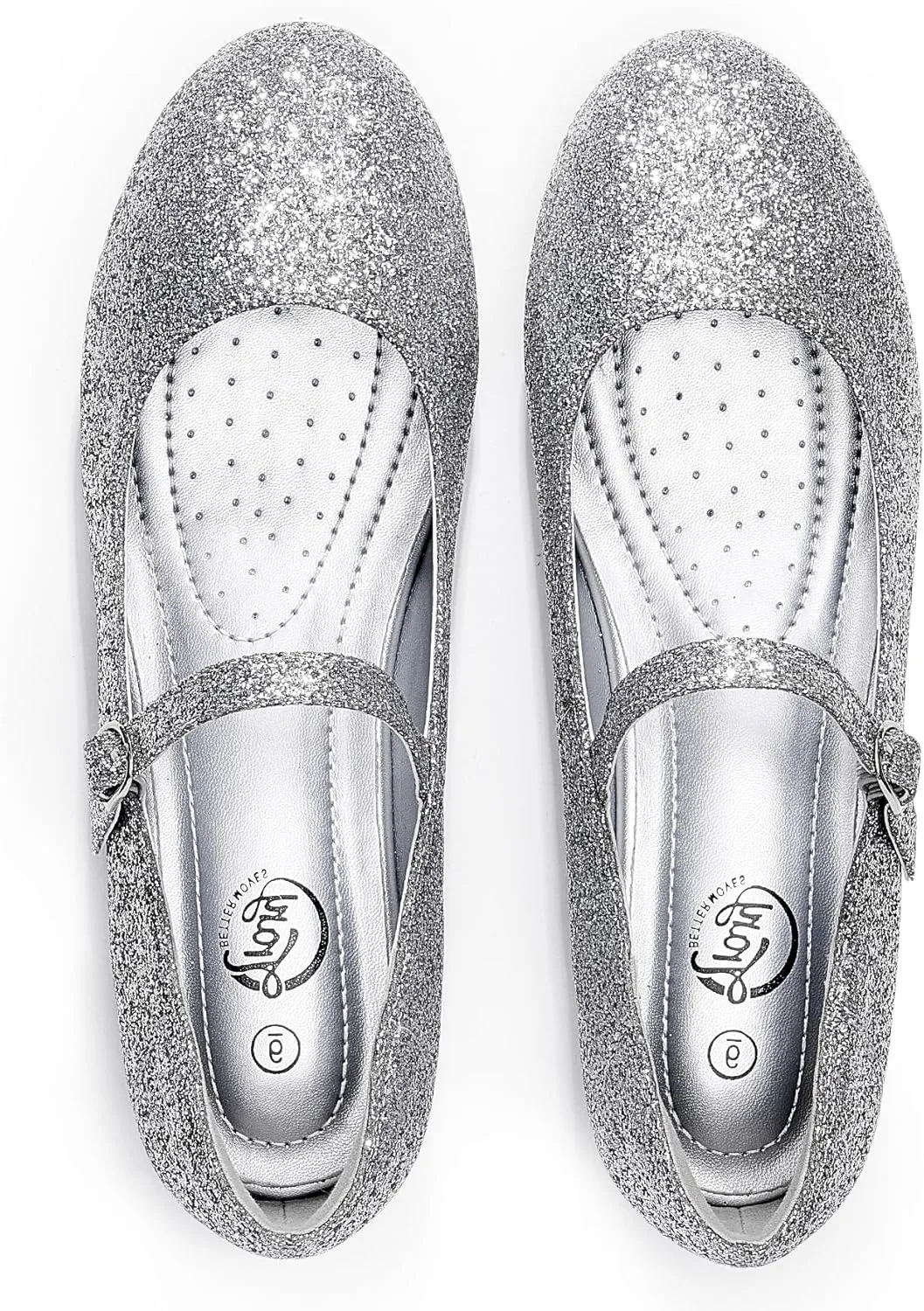 Trary Mary Jane Ballet Flats, Black Flats for Women, Ankle Strap Dressy Comfortable Flats