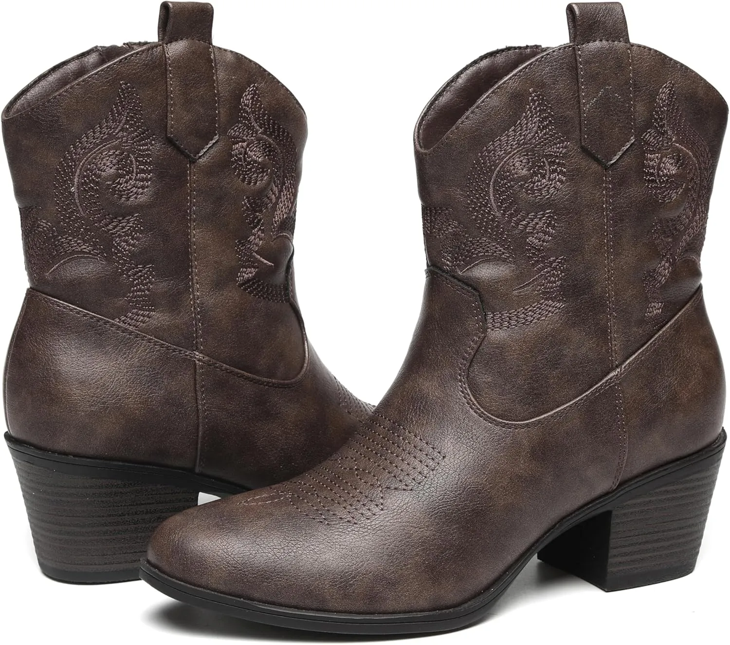 TYNDALL Women's Ankle Boots Western Wear Fashion Cowboy Boots for Women