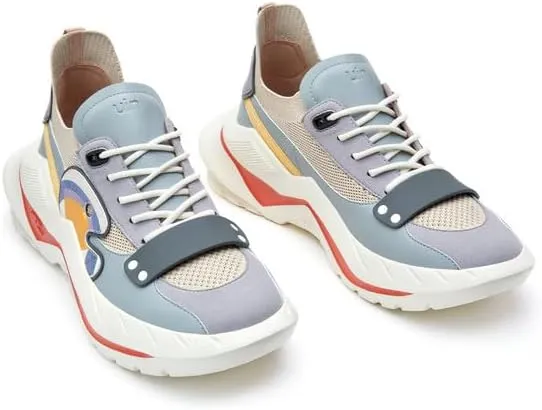 UIN Men's Chunky Fashion Sneakers Walking Casual Comfortable Art Painted Travel Designer Dad Shoes Chueca