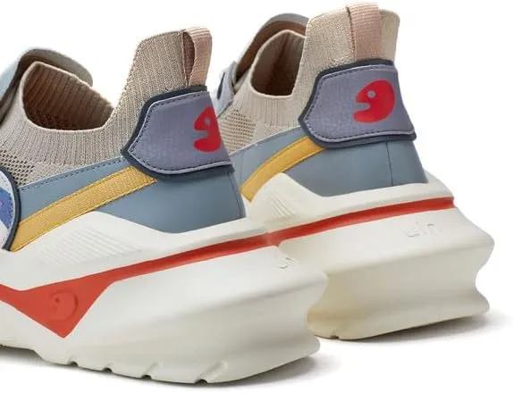 UIN Men's Chunky Fashion Sneakers Walking Casual Comfortable Art Painted Travel Designer Dad Shoes Chueca