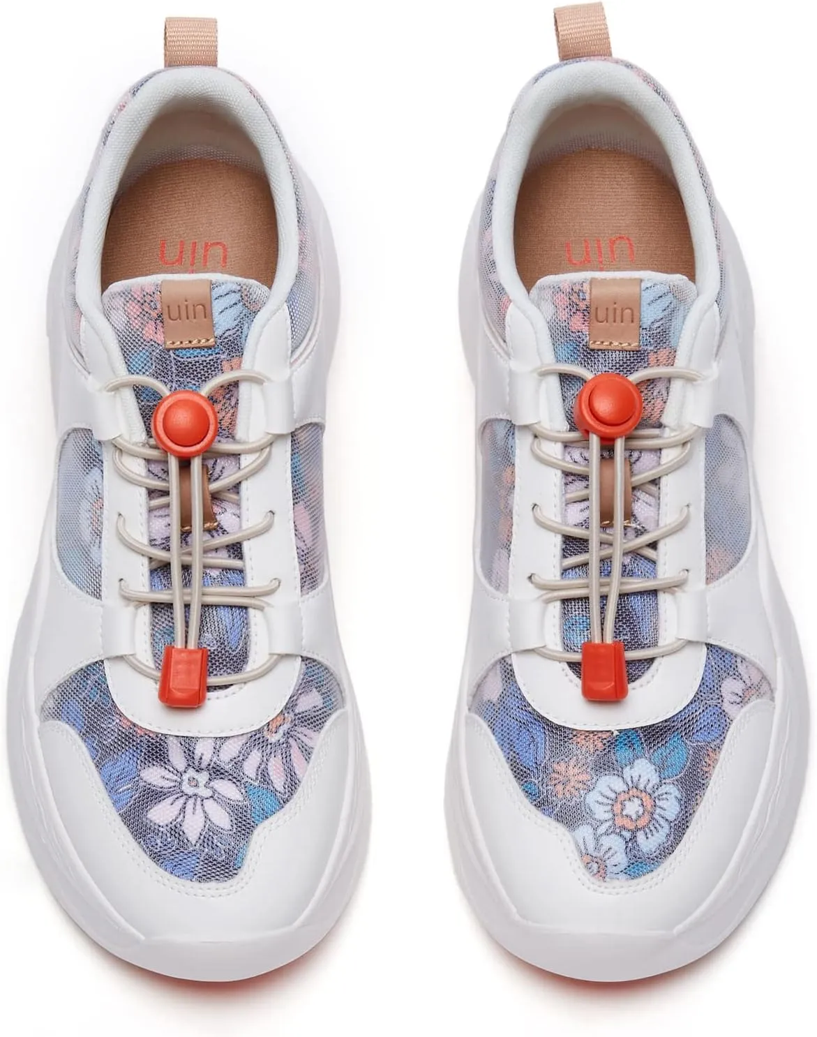UIN Women's Chunky Fashion Sneakers Walking Casual Comfortable Art Painted Travel Dad Shoes Palma (5)