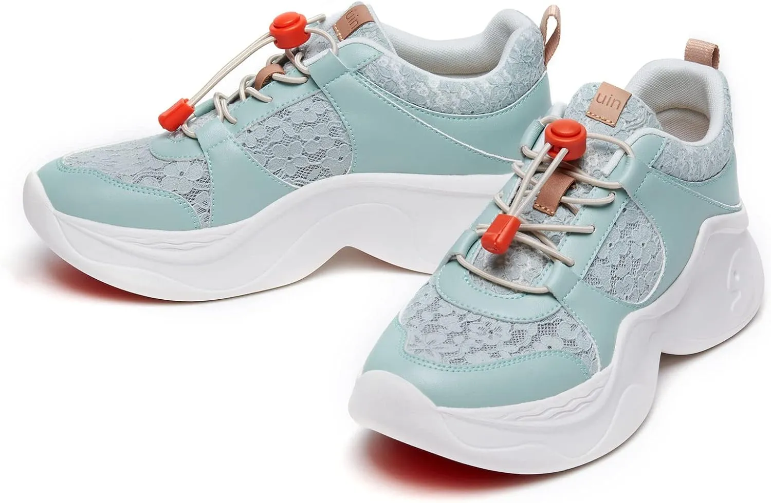 UIN Women's Chunky Fashion Sneakers Walking Casual Comfortable Art Painted Travel Dad Shoes Palma (5)