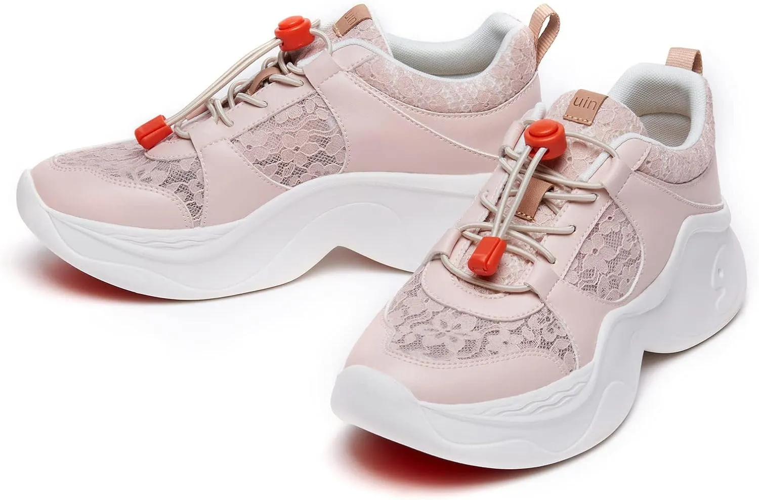 UIN Women's Chunky Fashion Sneakers Walking Casual Comfortable Art Painted Travel Dad Shoes Palma (5)