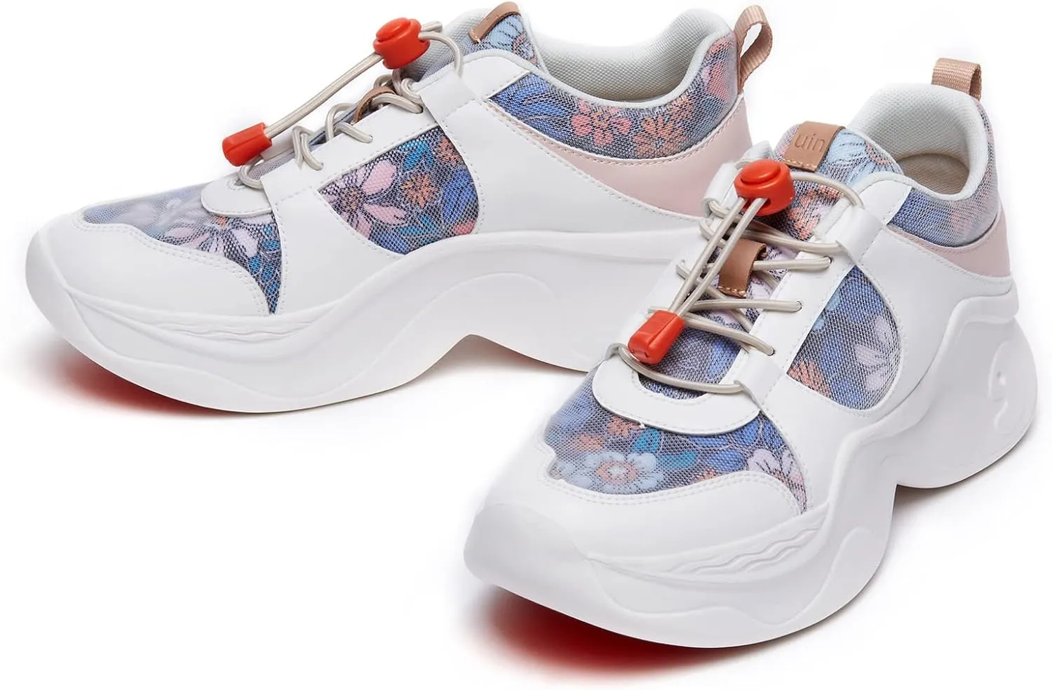 UIN Women's Chunky Fashion Sneakers Walking Casual Comfortable Art Painted Travel Dad Shoes Palma (5)