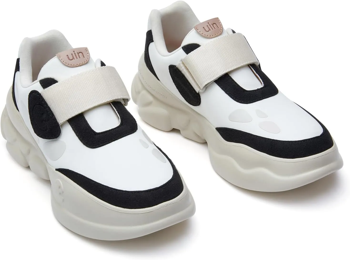UIN Women's Chunky Fashion Sneakers Walking Casual Comfortable Art Painted Travel Designer Dad Shoes Ronda