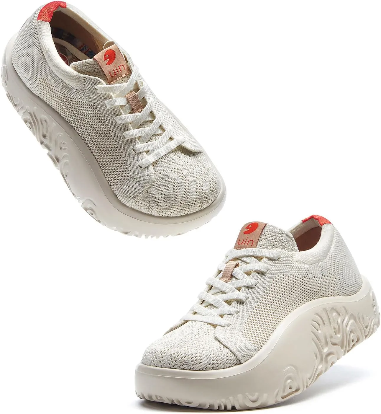UIN Women's Chunky Sneakers Platform Comfortable Walking Art Travel Shoes Vigo Series