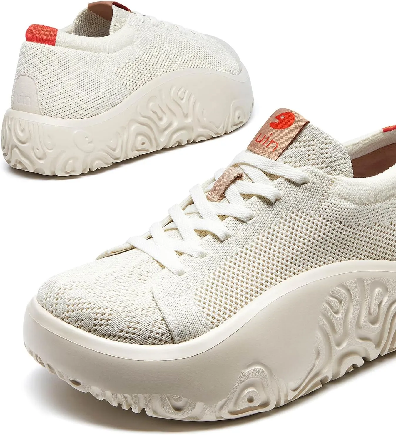 UIN Women's Chunky Sneakers Platform Comfortable Walking Art Travel Shoes Vigo Series