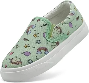 Unisex Canvas Sneakers Comfortable Breathable Casual Toddler Shoes Non-Slip Toddler Girl Sneakers