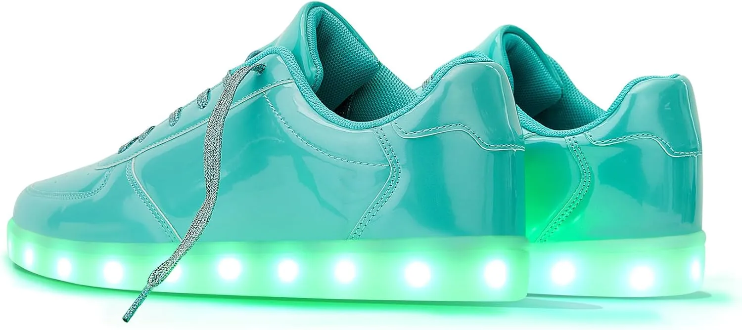 Unisex LED Shoes - Fashion Light Up Sneakers, Breathable USB Charging Glowing Luminous LED Shoes for Men Women