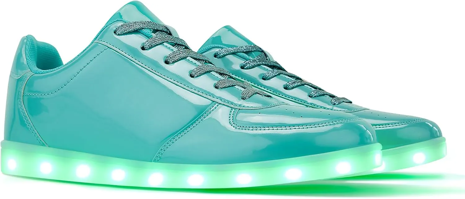 Unisex LED Shoes - Fashion Light Up Sneakers, Breathable USB Charging Glowing Luminous LED Shoes for Men Women