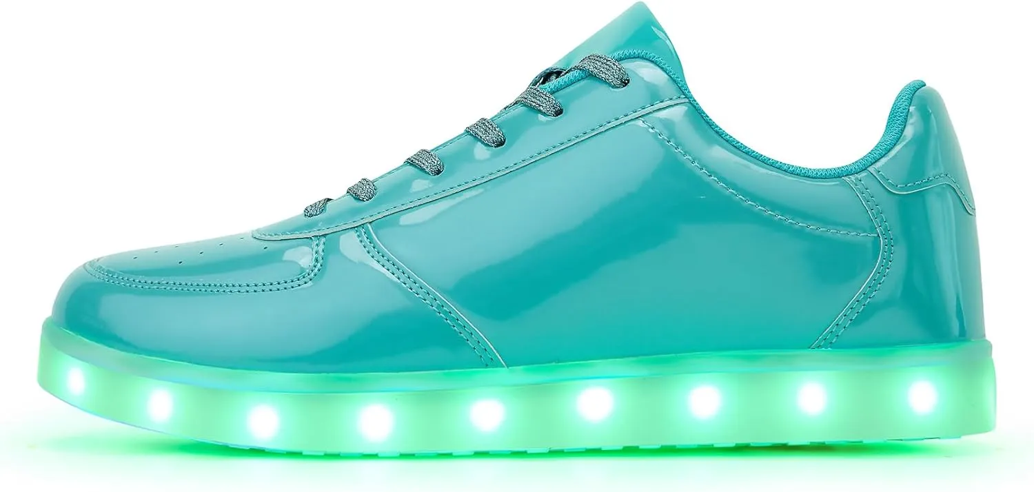Unisex LED Shoes - Fashion Light Up Sneakers, Breathable USB Charging Glowing Luminous LED Shoes for Men Women