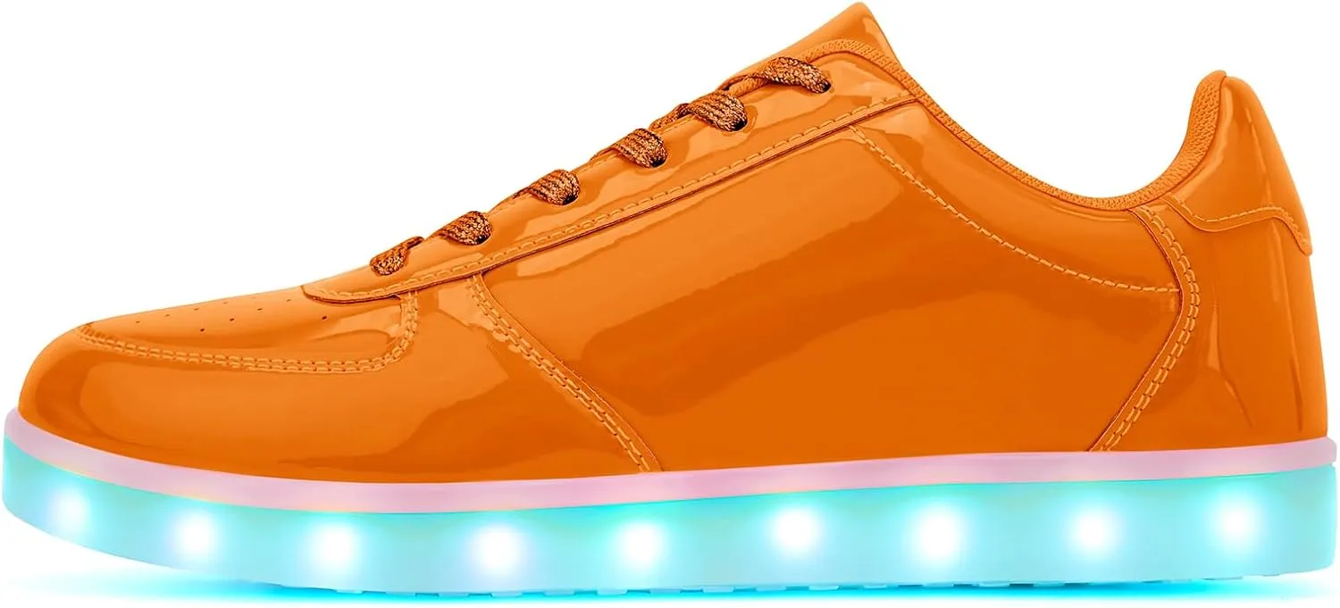 Unisex LED Shoes - Fashion Light Up Sneakers, Breathable USB Charging Glowing Luminous LED Shoes for Men Women