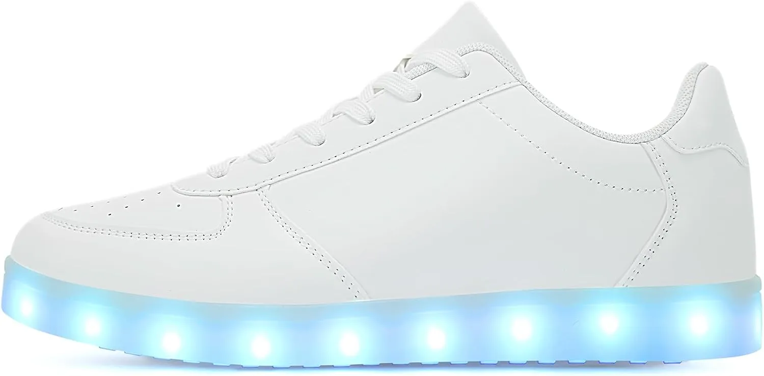 Unisex LED Shoes - Fashion Light Up Sneakers, Breathable USB Charging Glowing Luminous LED Shoes for Men Women