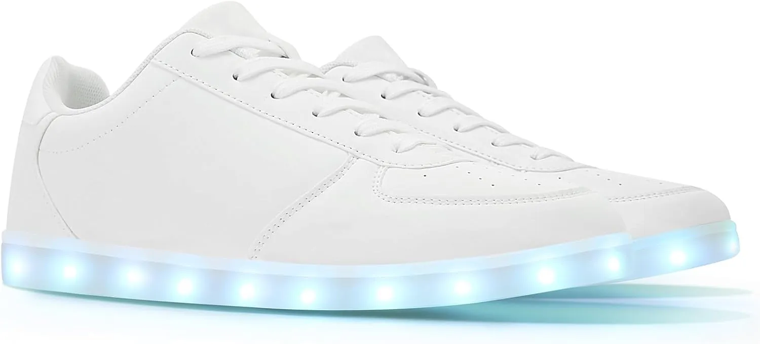 Unisex LED Shoes - Fashion Light Up Sneakers, Breathable USB Charging Glowing Luminous LED Shoes for Men Women