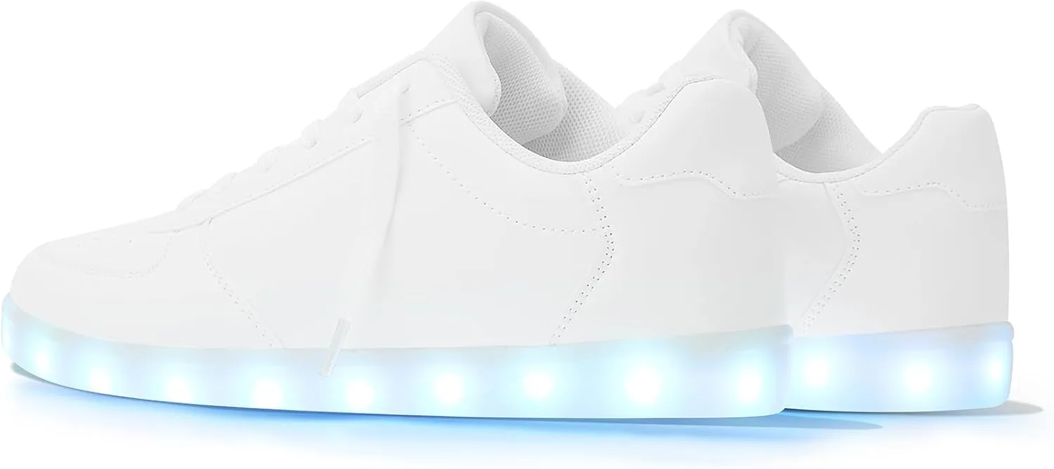 Unisex LED Shoes - Fashion Light Up Sneakers, Breathable USB Charging Glowing Luminous LED Shoes for Men Women