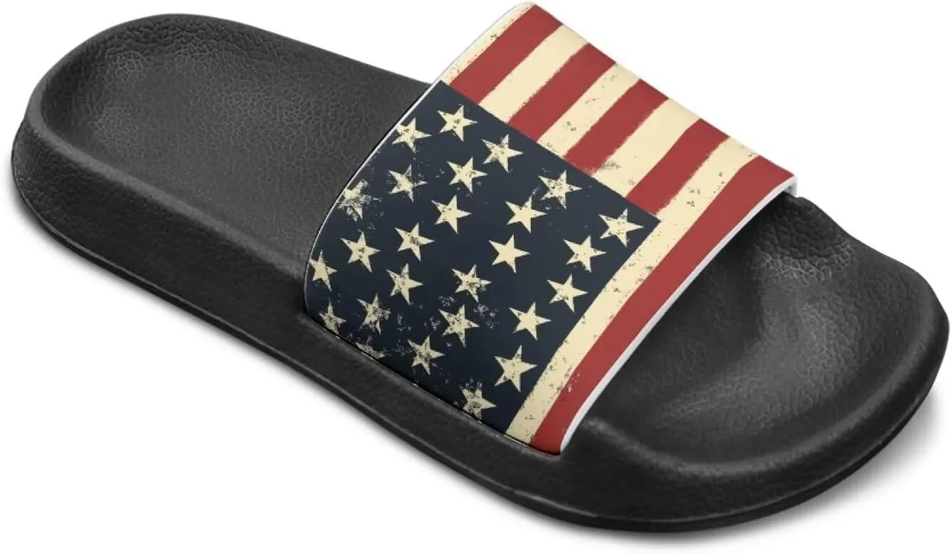 Unisex Slides for Kids Girls Boys Sandals Thick Sole Non Slip Shower Shoes Comfortable House Slippers Fashion Gifts