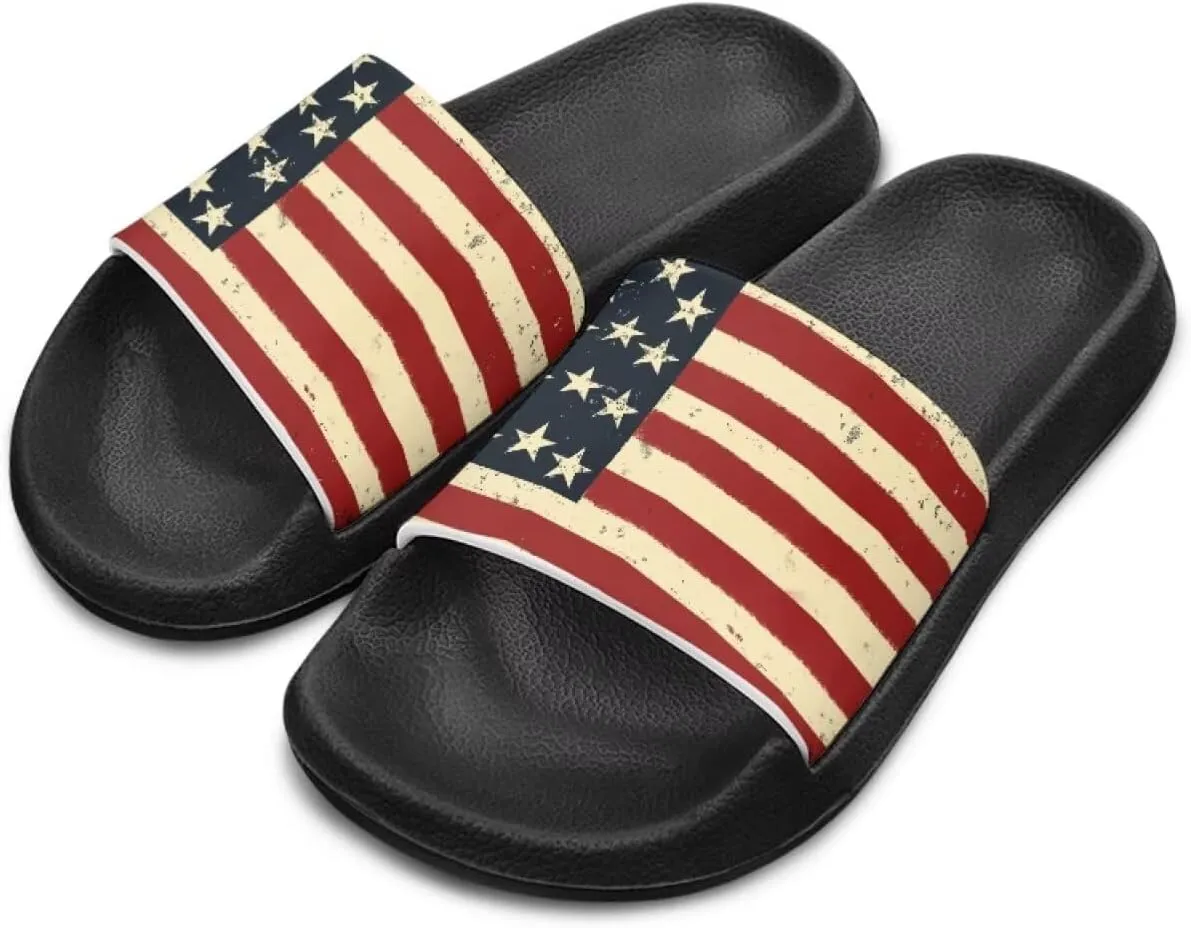 Unisex Slides for Kids Girls Boys Sandals Thick Sole Non Slip Shower Shoes Comfortable House Slippers Fashion Gifts