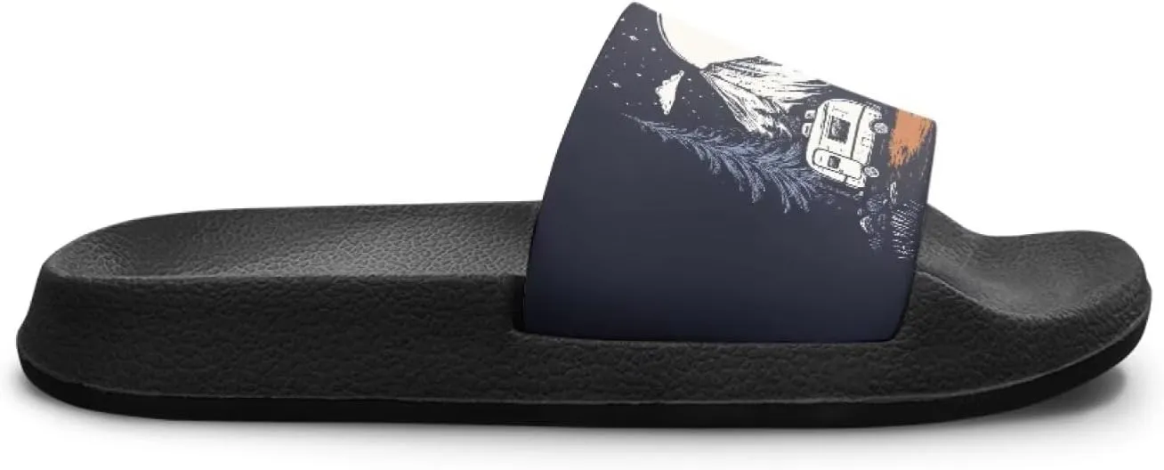 Unisex Slides for Kids Girls Boys Sandals Thick Sole Non Slip Shower Shoes Comfortable House Slippers Fashion Gifts