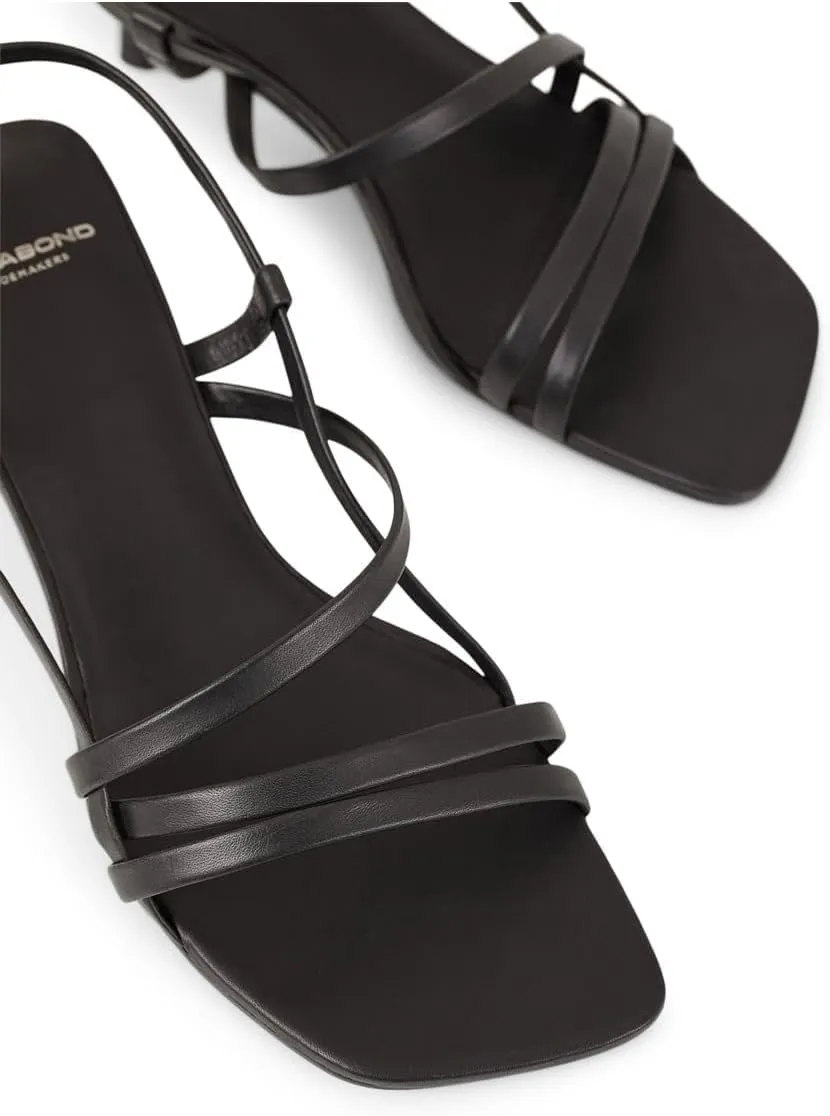 Vagabond Women's Jonna Leather Strappy Kitten Heel Sandals Heeled