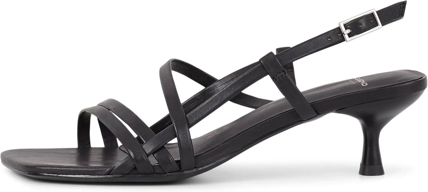 Vagabond Women's Jonna Leather Strappy Kitten Heel Sandals Heeled