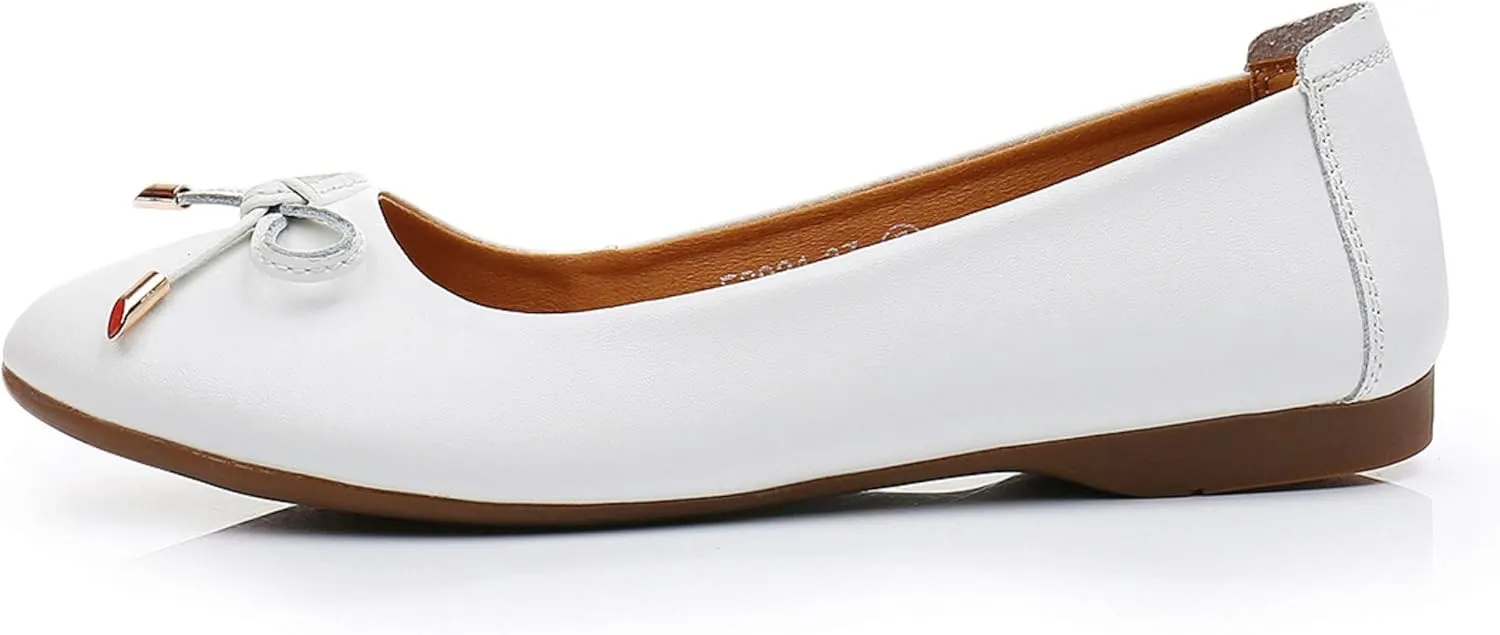 VenusCelia Women's Bowknot Ballet Dance Flat Shoe