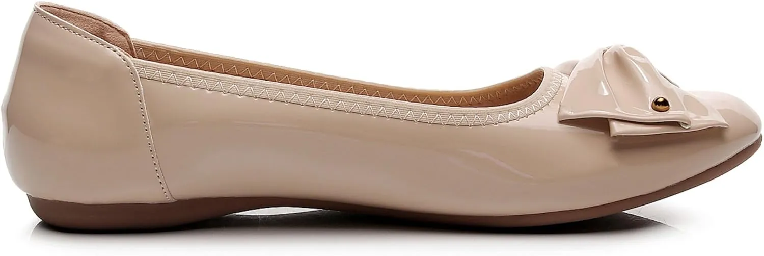 VenusCelia Women's Bows Dance Flats Shoes