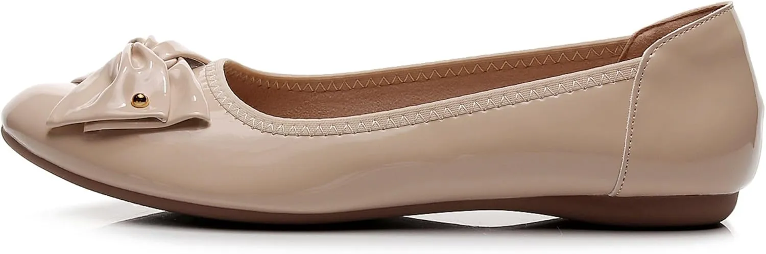 VenusCelia Women's Bows Dance Flats Shoes