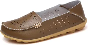 VenusCelia Women's Comfort Walking Boat Shoe