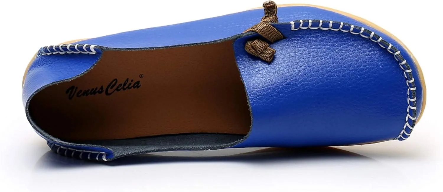 VenusCelia Women's Comfort Walking Cute Flat Loafer