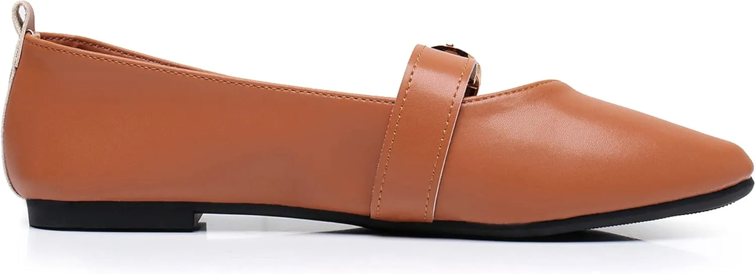 VenusCelia Women's Mary Jane Flat Shoe