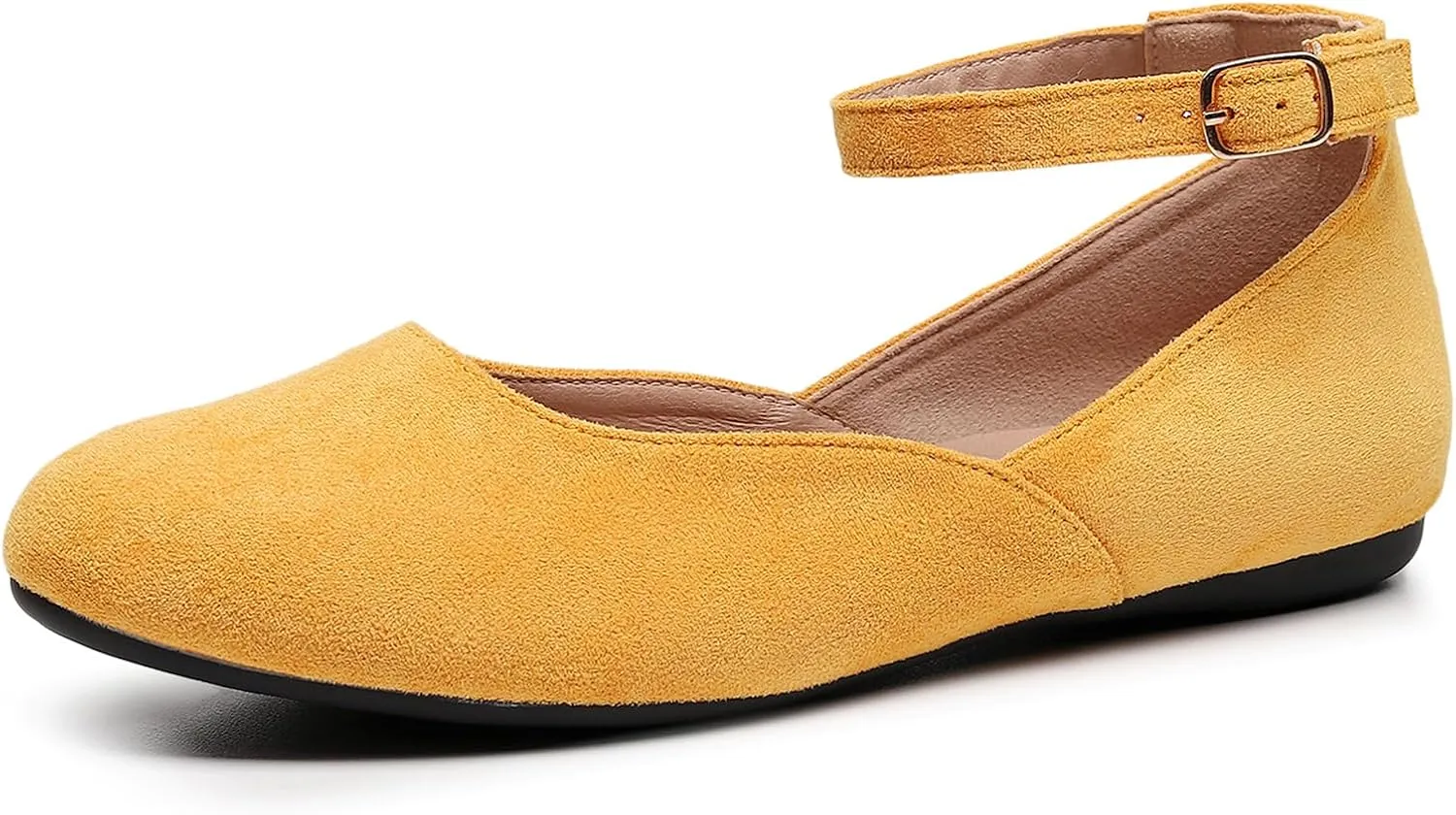 VenusCelia Women's Serenity Strap Flats Shoe