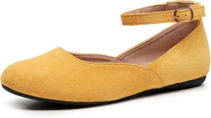 VenusCelia Women's Serenity Strap Flats Shoe
