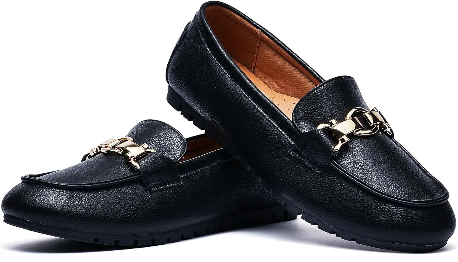 VERDASCO Women's Loafers Comfort Slip-Ons Flat Work Shoes Casual Moccasins Penny Loafers Lady Dress Shoes