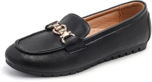 VERDASCO Women's Loafers Comfort Slip-Ons Flat Work Shoes Casual Moccasins Penny Loafers Lady Dress Shoes