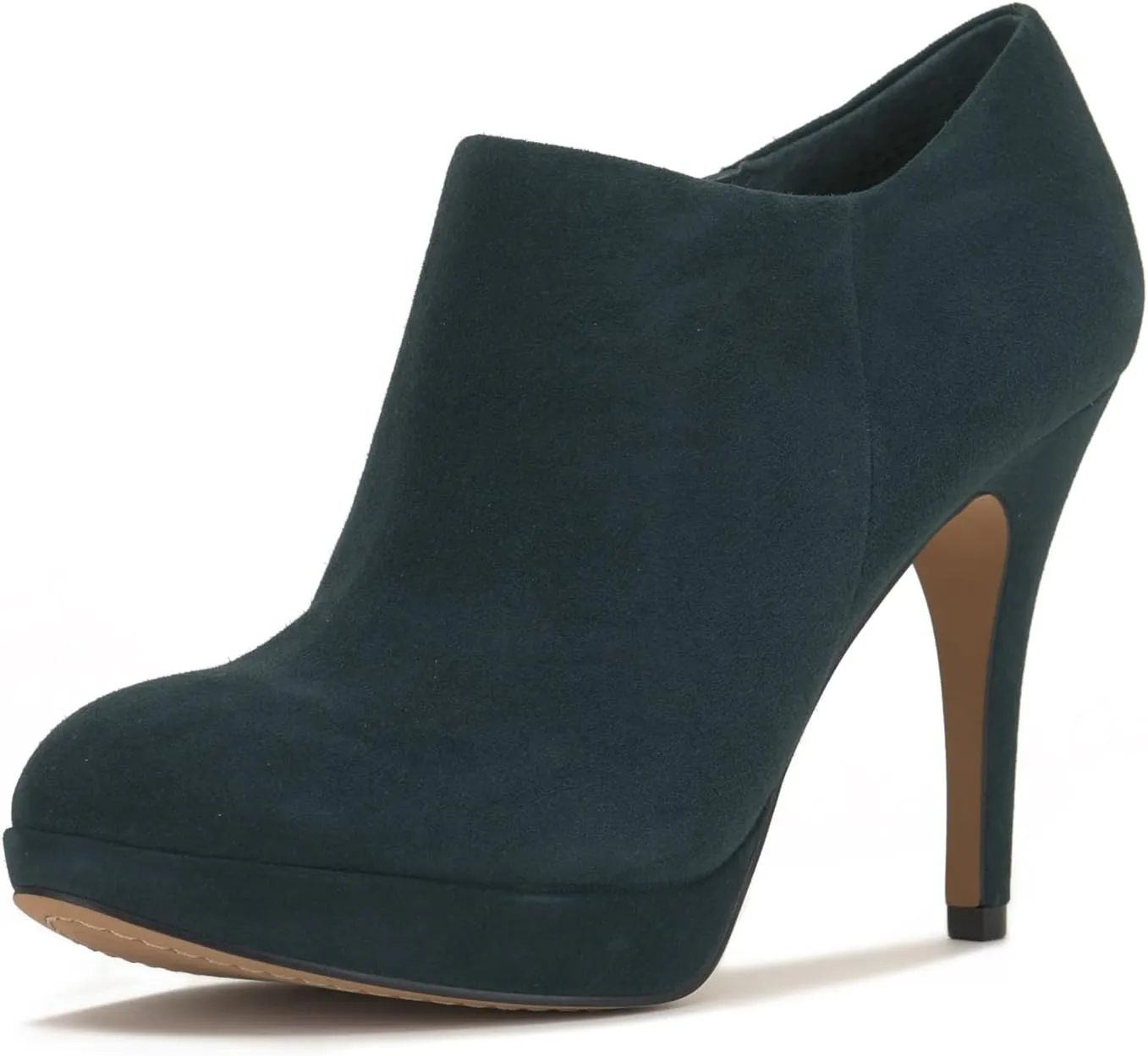 Vince Camuto Women's Elvin Platform Bootie Ankle Boot, Evergreen, 11