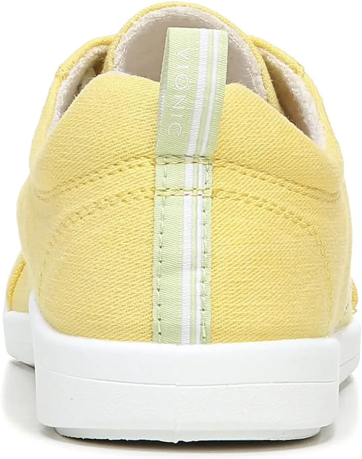 Vionic Beach Stinson Casual Women’s Lace Up Sneakers-Sustainable Shoes That Include Three-Zone Comfort with Orthotic Insole Arch Support, Machine Wash Safe- Sizes 5-11
