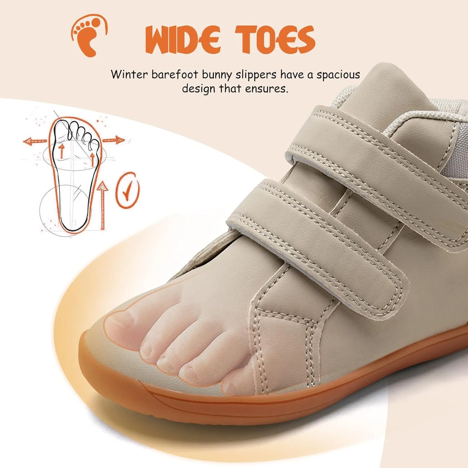 WateLves Toddler Little Kids Wide Barefoot Shoes Boys Girls Winter High Top Minimalist Sneakers Ankle Boots Leather Uniform Dress Shoes Naturally Splay