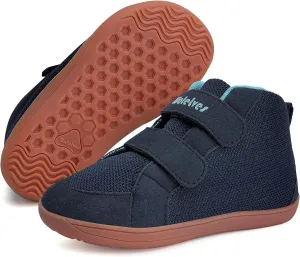 WateLves Toddler Wide Barefoot Shoes Boys Girls Little Kid High Top Minimalist Sneakers | Zero-Drop Healthy Sole | Natural to Grow