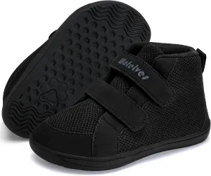 WateLves Toddler Wide Barefoot Shoes Boys Girls Little Kid High Top Minimalist Sneakers | Zero-Drop Healthy Sole | Natural to Grow