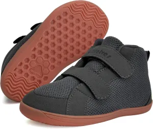WateLves Toddler Wide Barefoot Shoes Boys Girls Little Kid High Top Minimalist Sneakers | Zero-Drop Healthy Sole | Natural to Grow