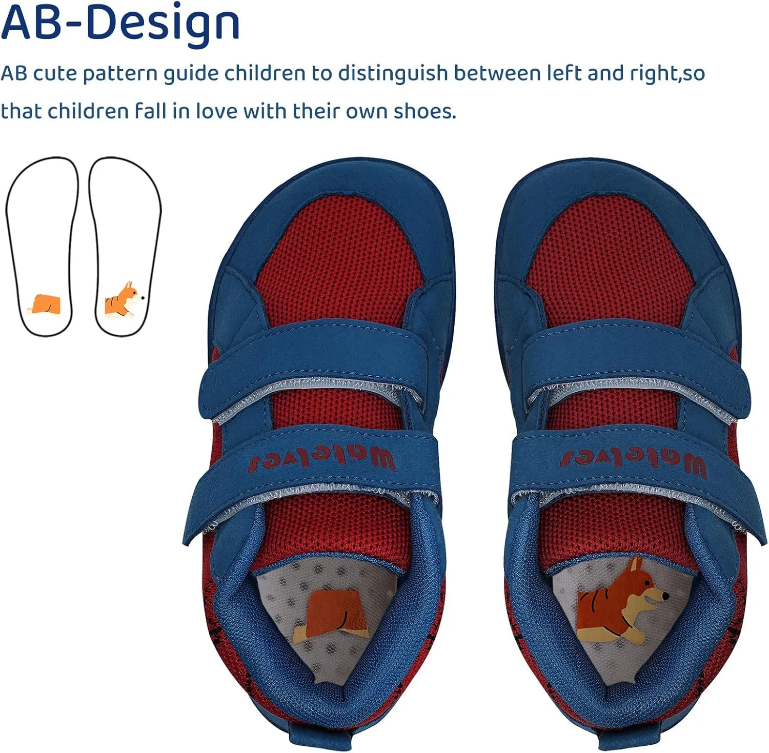 WateLves Toddler Wide Barefoot Shoes Boys Girls Little Kid High Top Minimalist Sneakers | Zero-Drop Healthy Sole | Natural to Grow