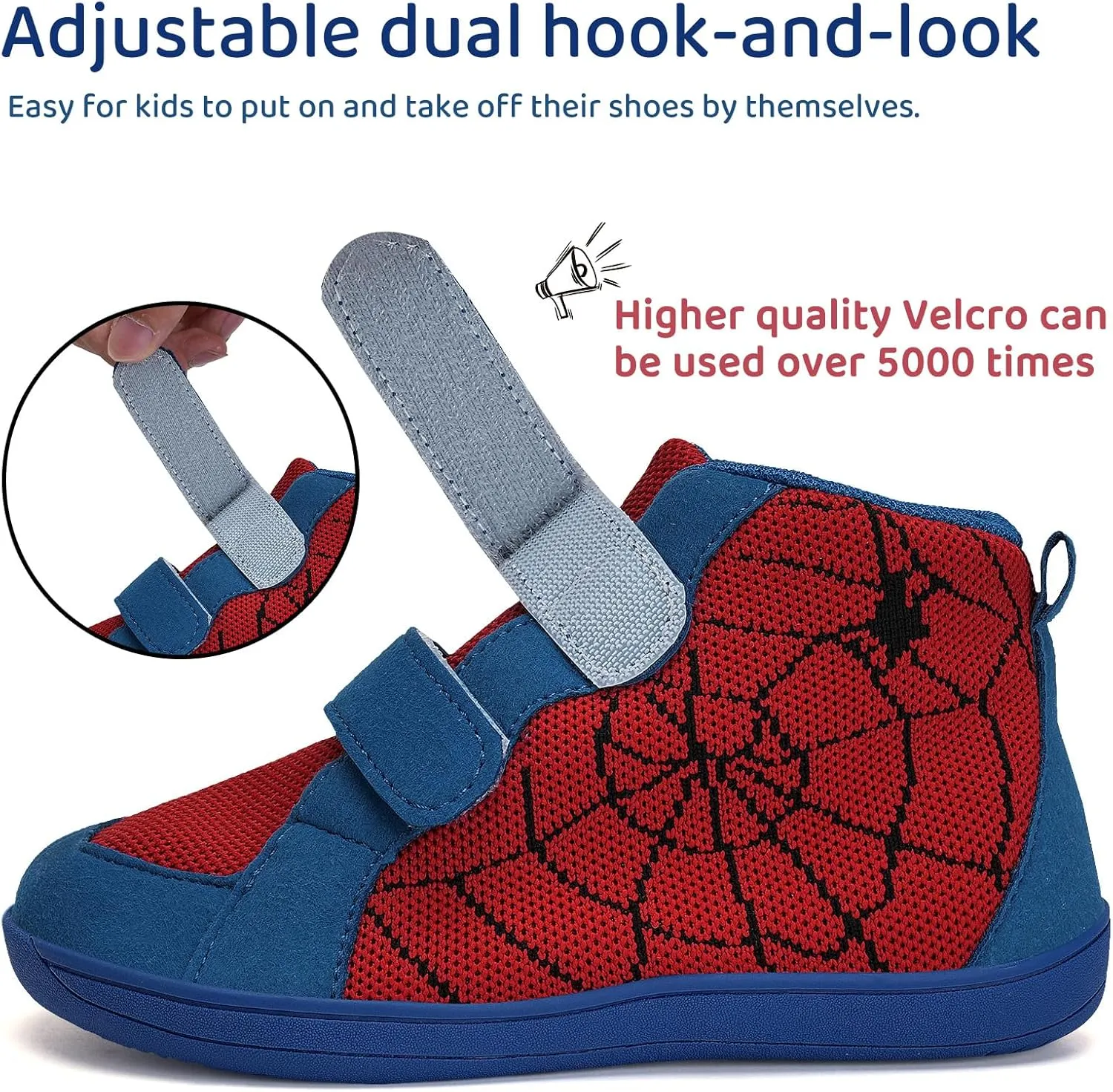WateLves Toddler Wide Barefoot Shoes Boys Girls Little Kid High Top Minimalist Sneakers | Zero-Drop Healthy Sole | Natural to Grow