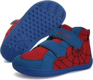 WateLves Toddler Wide Barefoot Shoes Boys Girls Little Kid High Top Minimalist Sneakers | Zero-Drop Healthy Sole | Natural to Grow