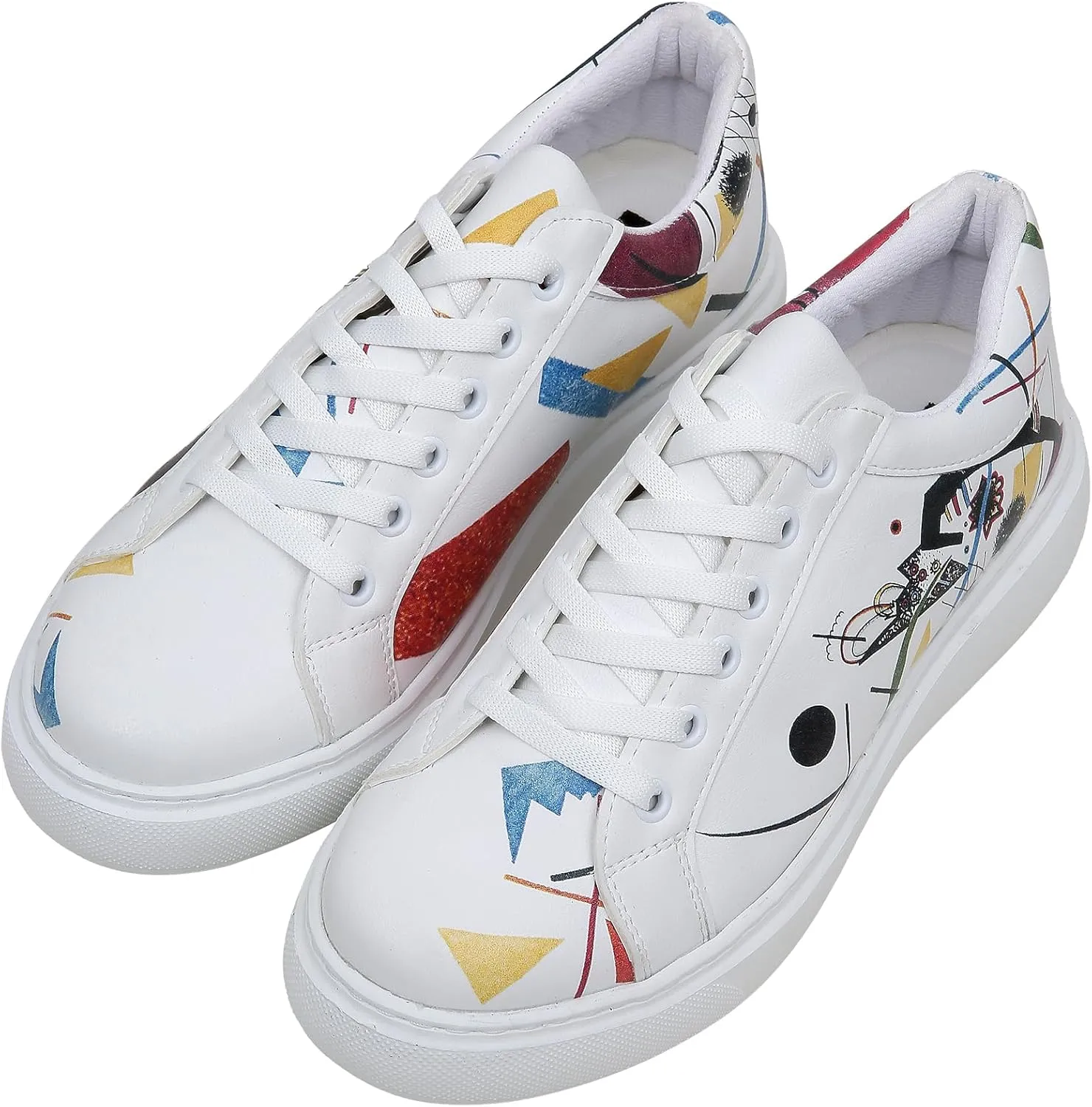 Wedge Platform Sneakers for Women - Handmade Vegan Leather, Unique Chunky Sneakers