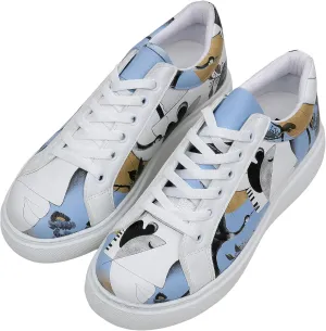 Wedge Platform Sneakers for Women - Handmade Vegan Leather, Unique Chunky Sneakers