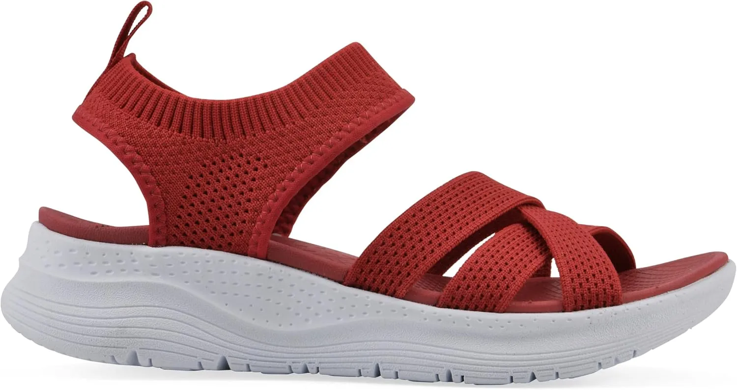 WHITE MOUNTAIN Fom Recovery Women's Charry Strappy Slip-On Sandal