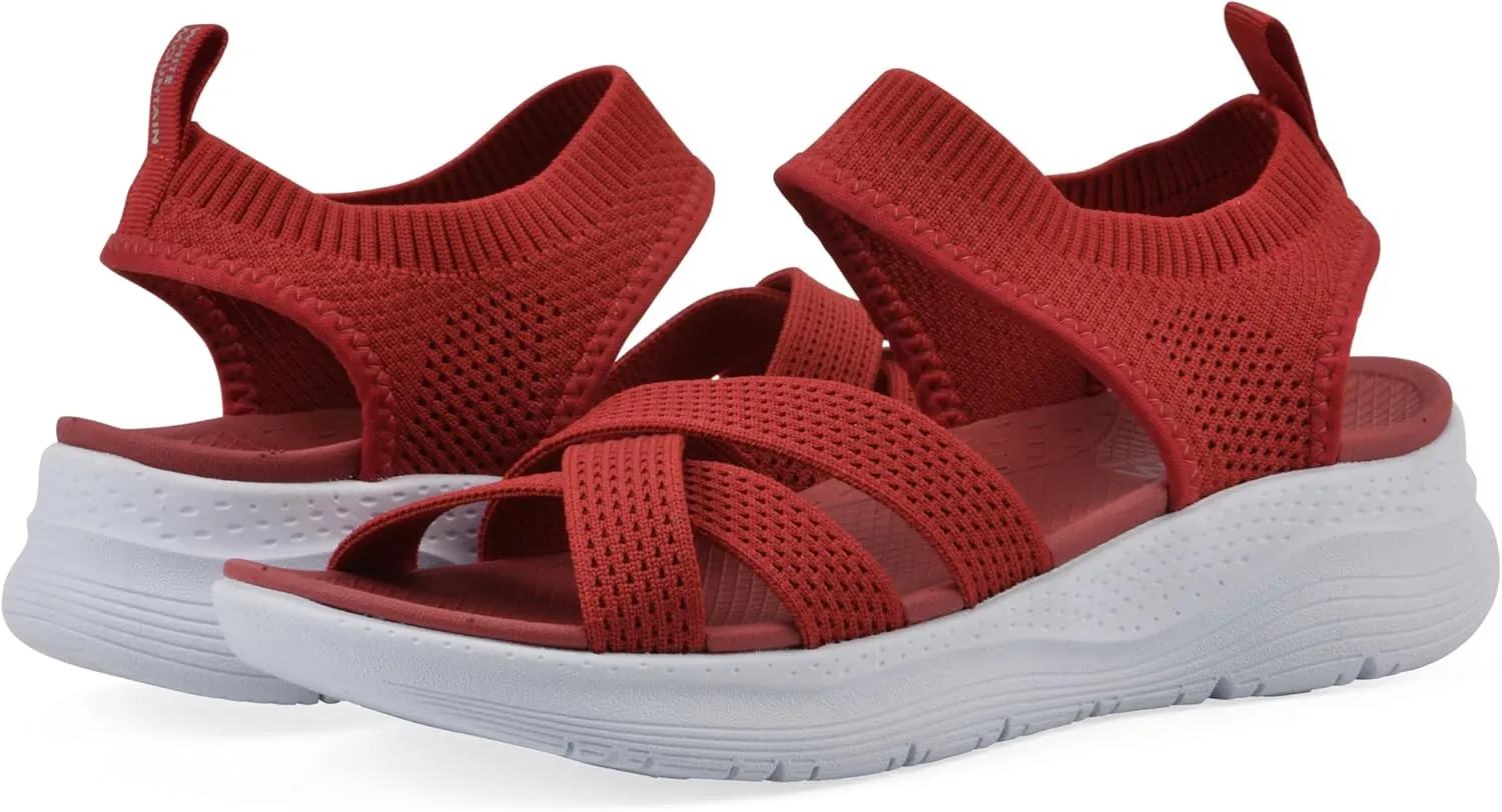 WHITE MOUNTAIN Fom Recovery Women's Charry Strappy Slip-On Sandal