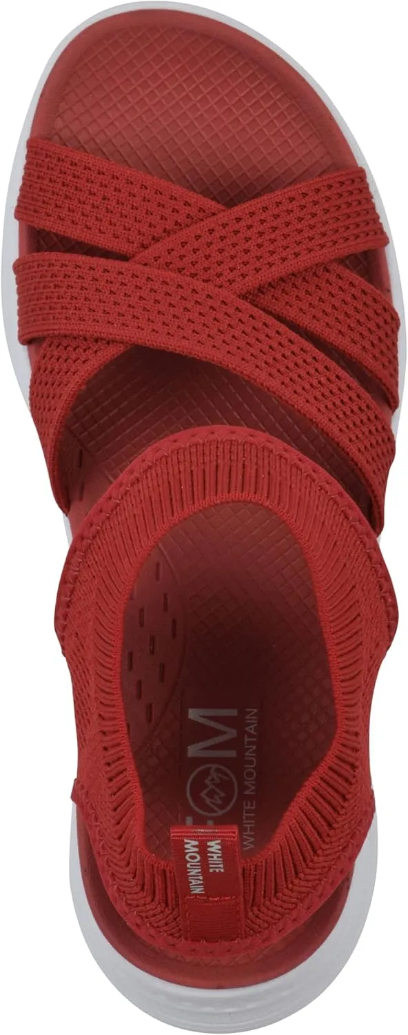 WHITE MOUNTAIN Fom Recovery Women's Charry Strappy Slip-On Sandal
