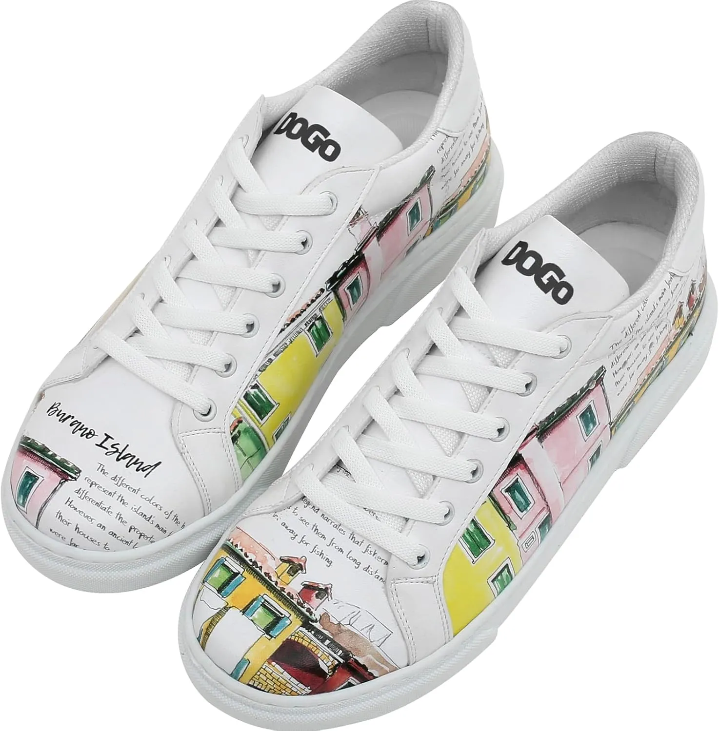 White Sneakers for Women - Handmade Women's Fashion Sneakers, Vegan Leather and Unique Design, Comfortable Shoes for Women, Ace Sneakers
