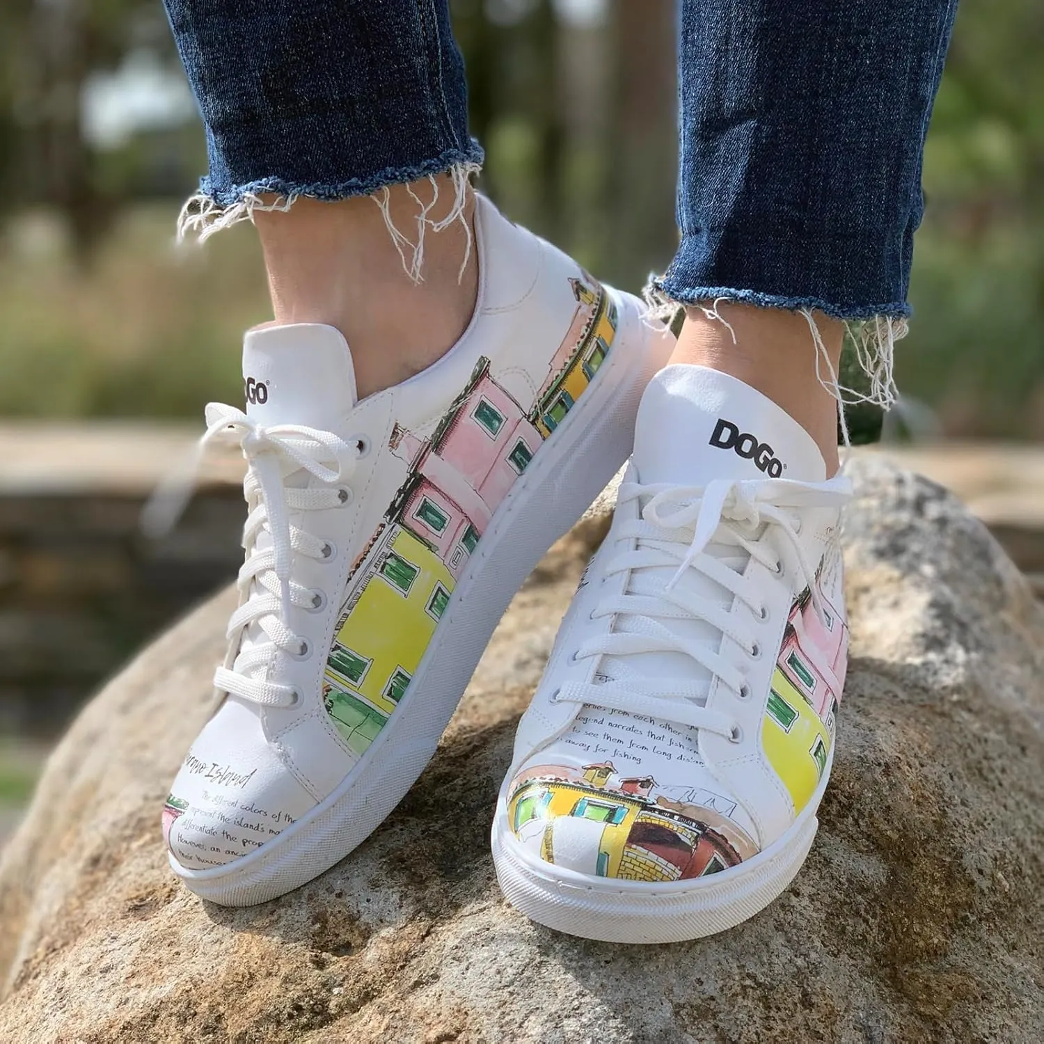 White Sneakers for Women - Handmade Women's Fashion Sneakers, Vegan Leather and Unique Design, Comfortable Shoes for Women, Ace Sneakers